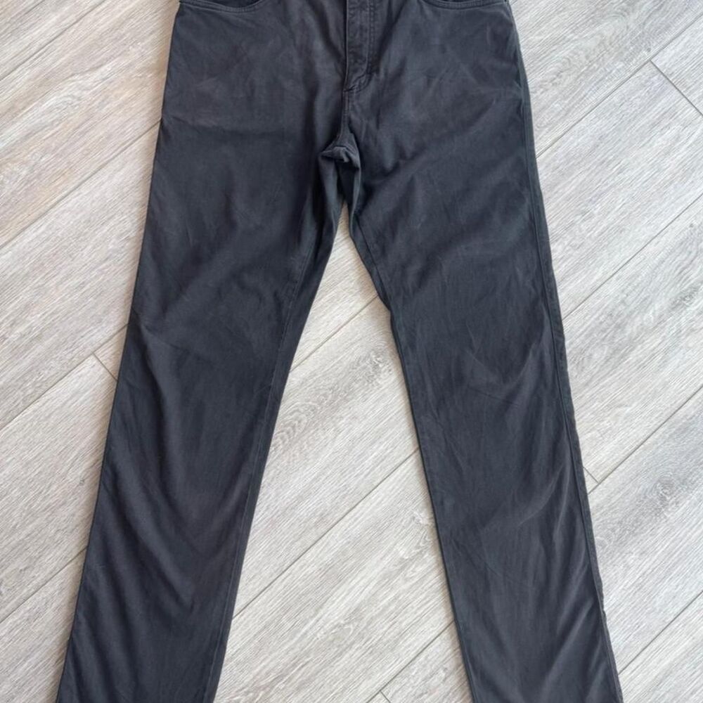 Ermenegildo-zegna Men's Black and Grey Trousers